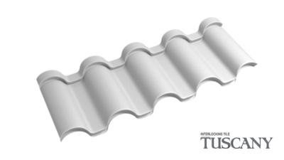 투스카니 금속기와 이미지