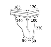 유선형 모임통 이미지